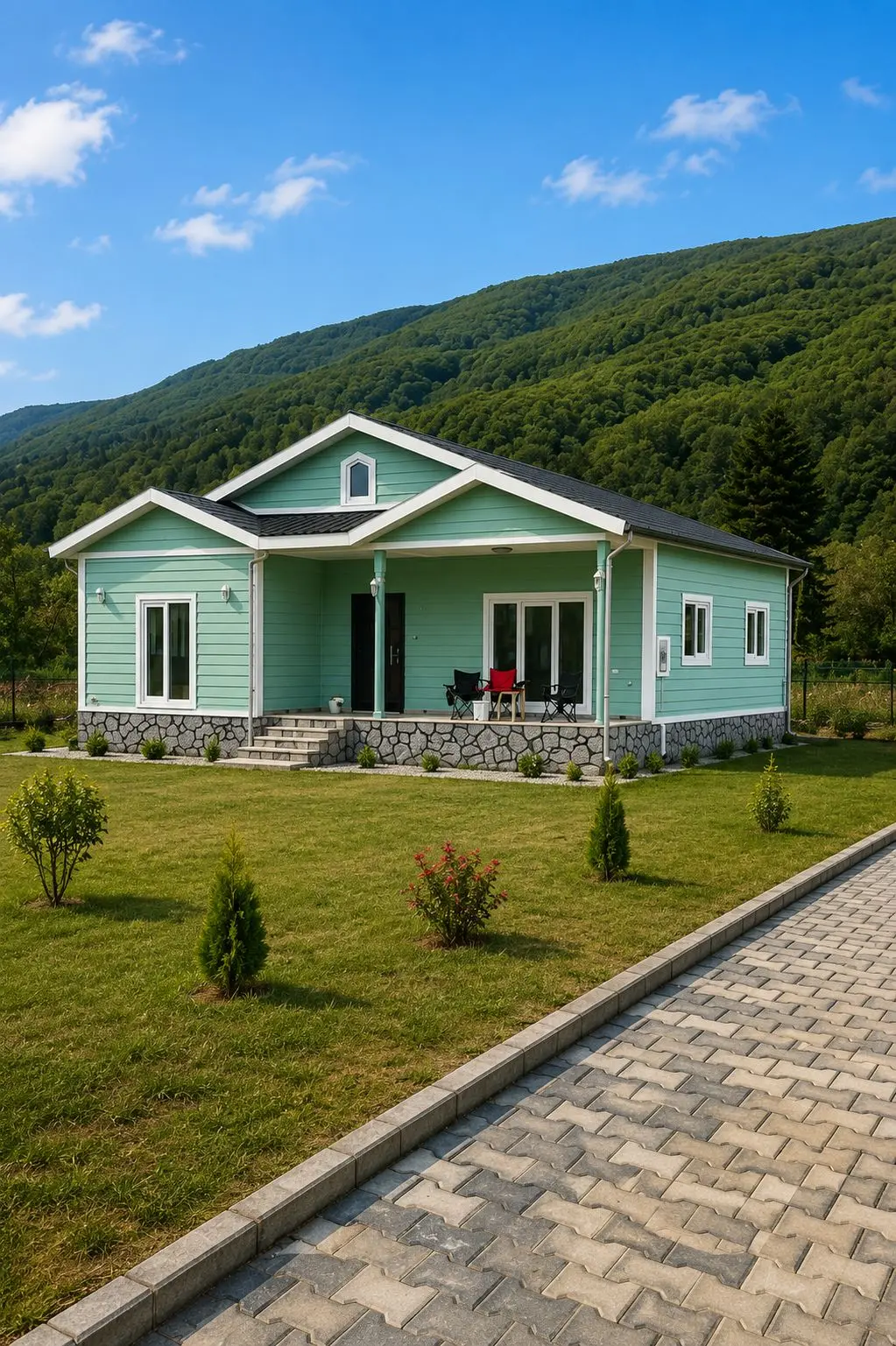 Hafif çelik ev — Maya Prefabrik projesi