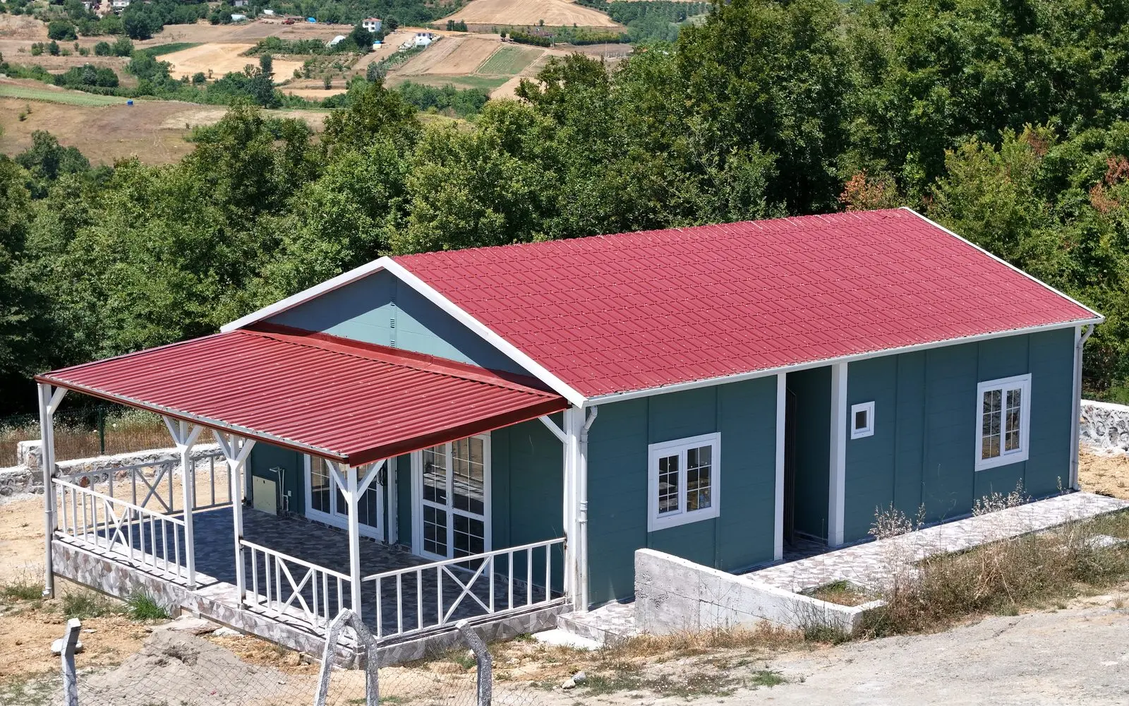 Kandıra Kocakaymaz köyünde Maya Prefabrik tarafından tamamlanan anahtar teslim ev